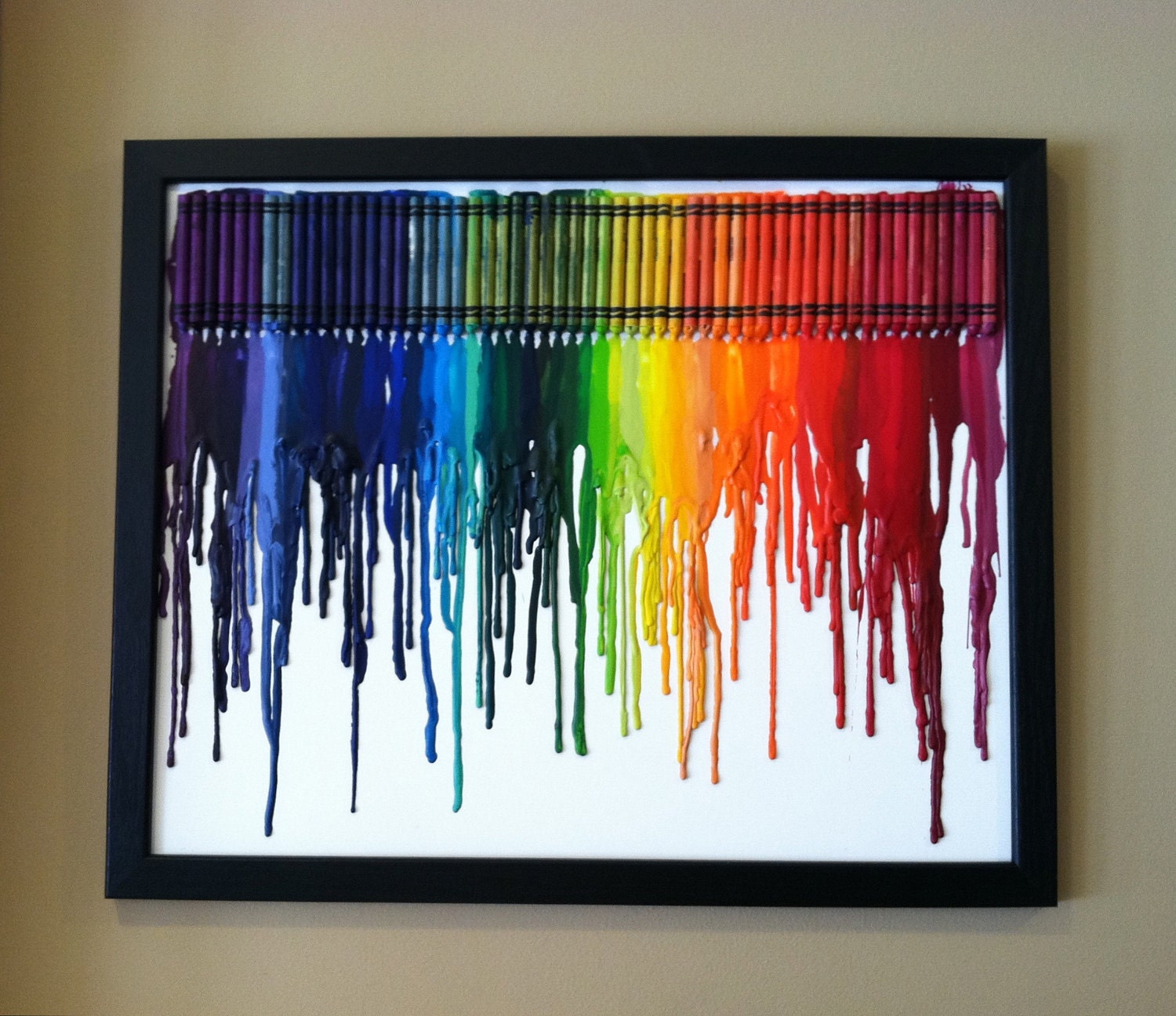 16" x 20" Custom Crayon Art