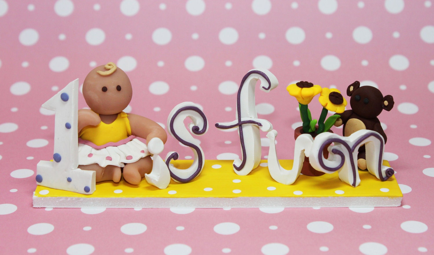 Ist Birthday Cake Topper