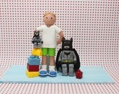 My Batman and me Cake Topper