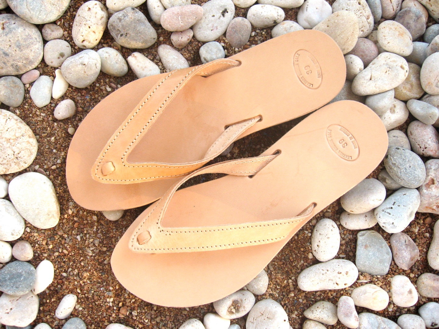 Greek unisex Leather Sandals
