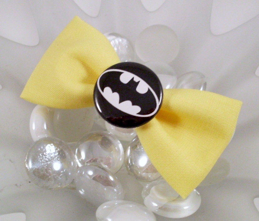 Batman Super Hero Hair Bow