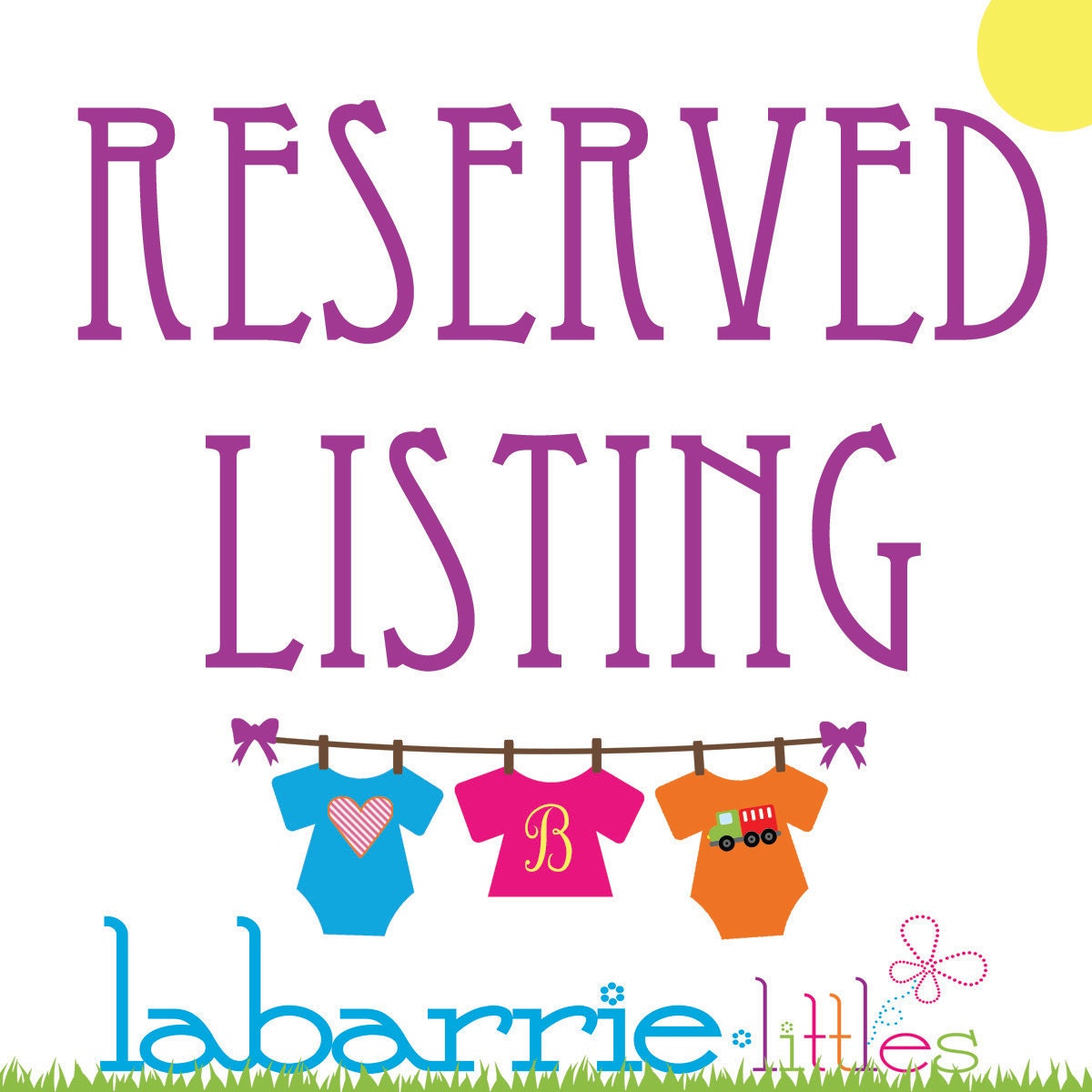 RESERVED Rush Shipping Listing
