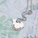 Personalized Hand Stamped Twitter Username Necklace