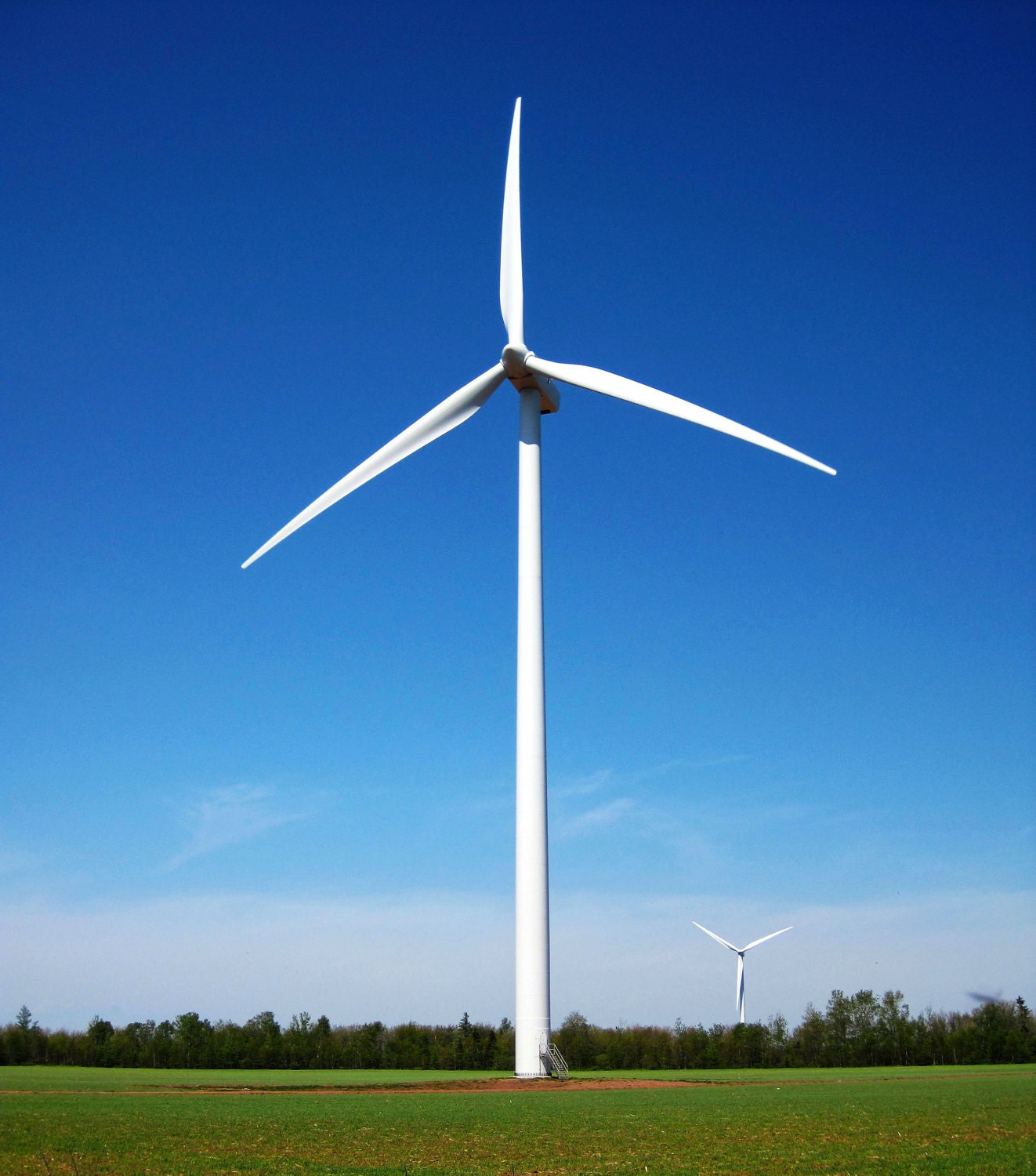 Peaceful Energy - 8x10 Fine Art Photograph Power, PEI, Eco-Friendly, Peaceful, Turbine, Wind, Energy, Earth