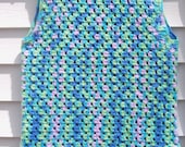 Crochet Vest - made to order - any colour you want