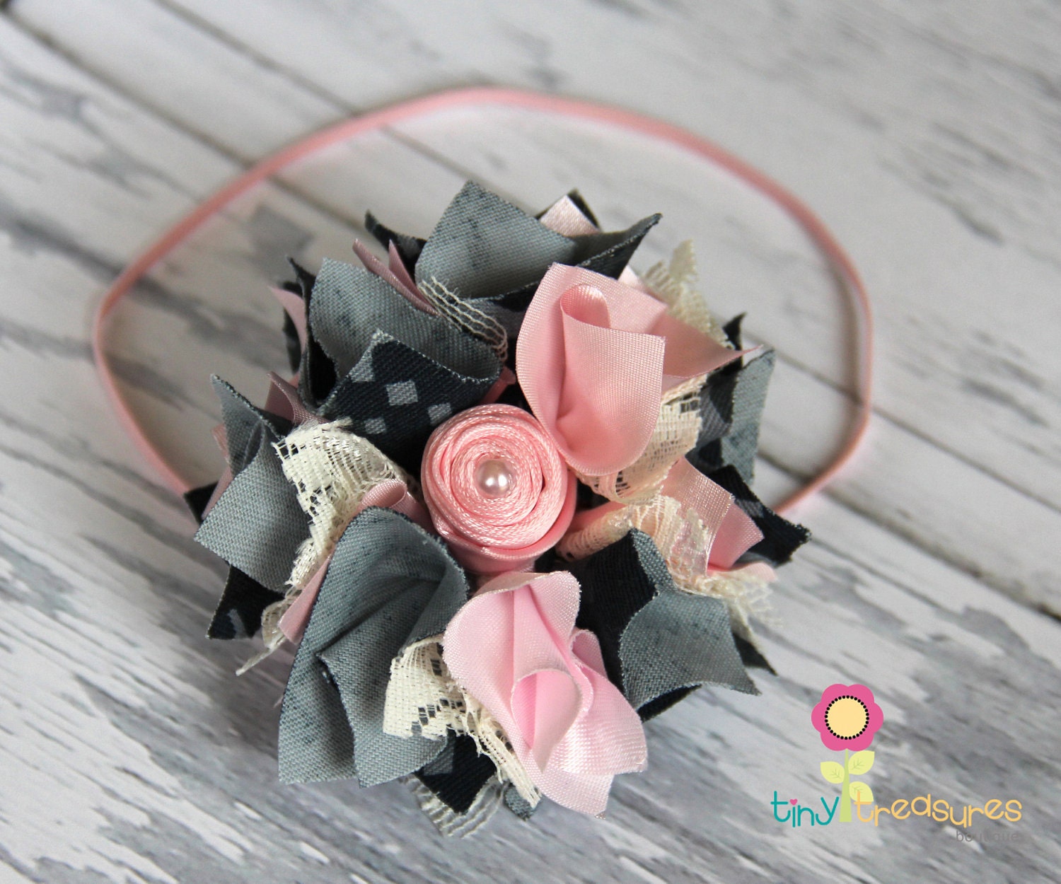 US Navy - Mini US Navy Sweet Blossom Headband