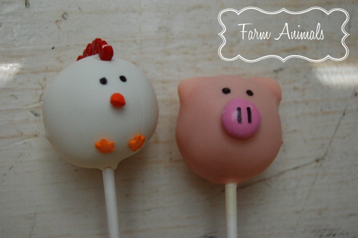 Farm Animal Cake Pops Il_570xn