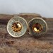 Bullet Earrings - Stud Earrings - Ultra Thin - Colt 45 - Sunrise