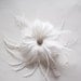 Bridal Hair Flower - White Bridal Hair Flower - Brides Hair Flower - Bridal Flower Headpiece