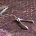 Silver WISHBONE Necklace -STERLING SILVER Chain-Jennifer Aniston Celebrity Inspired Good Luck, Fortune Gift 'Lucky' by RevelleRoseJewelry