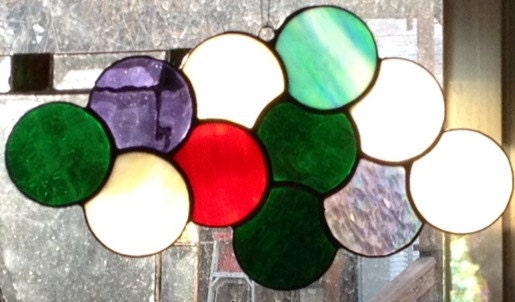 Stained Glass Bubbles Suncatcher