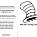 Hats Off to My Teacher - Dr. Seuss Inspired TEACHER APPRECIATION WEEK Custom Printable