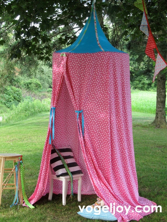 Canopy Play Tent - Pattern - Playhouse - Princess Tent - 21 page - pdf - ebook