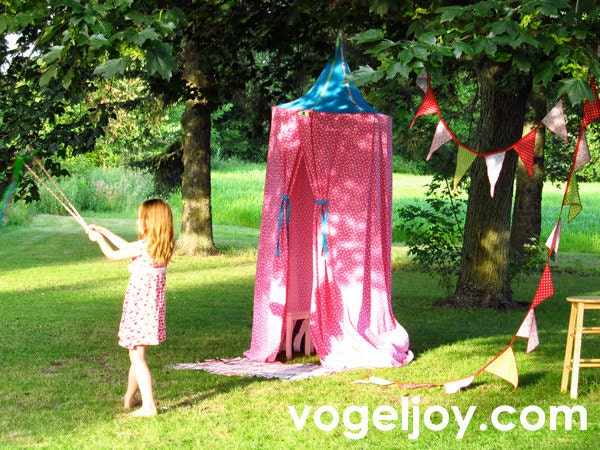 Canopy Play Tent - Pattern - Playhouse - Princess Tent - 21 page - pdf - ebook