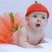 Little Pumpkin Tutu - Newborn Infant Baby Toddler Girl - Orange Halloween Costume Outfit - Photography Prop - October Baby Shower Gift