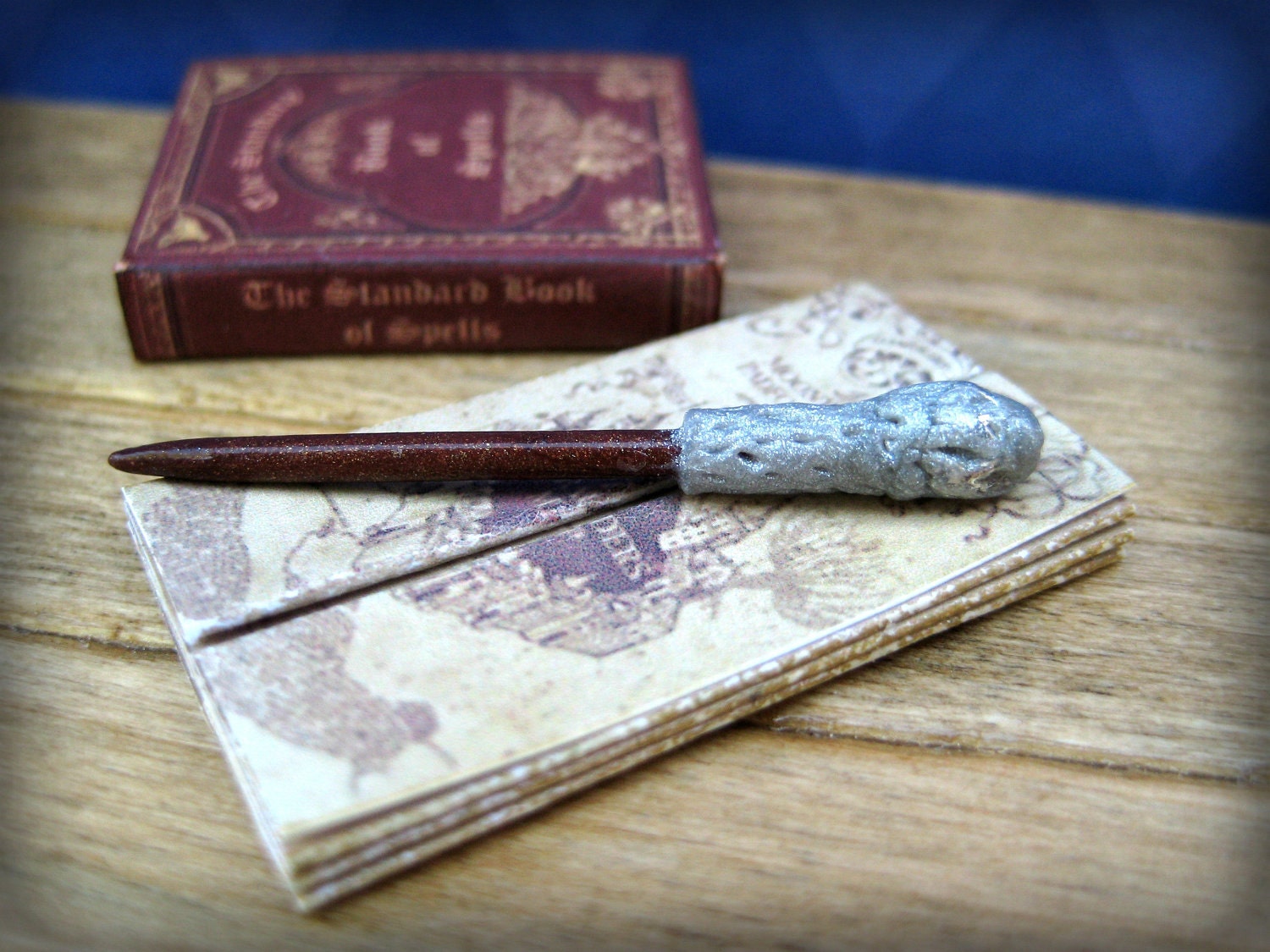 Fantasy Inspired Wand in one inch Dollhouse Miniature scale, One of a Kind