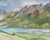 Lake Wakatipu New Zealand from Glenorchy