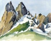 Cosmic Wall - luxury print of Granite Rock Mountain Landscape