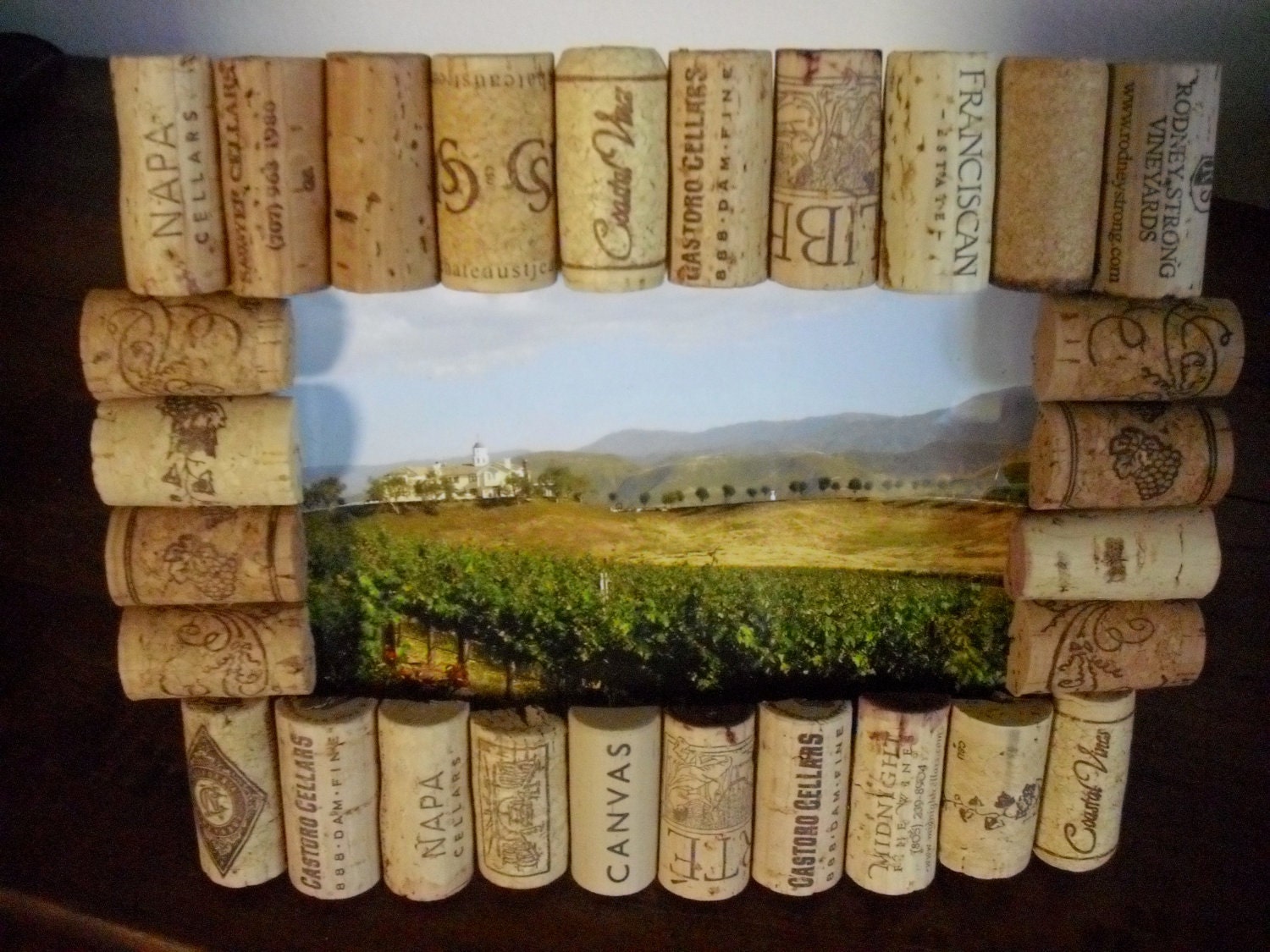 4x6 Wine Cork Picture Frame