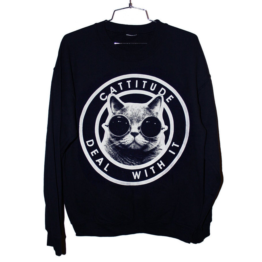 Cattitude Sweatshirt (Select Size)