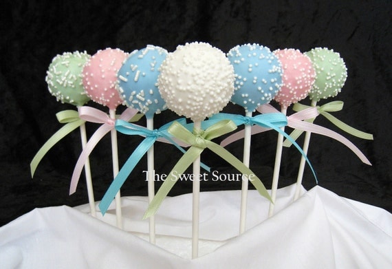 Cake Pops: Baby Shower Cake Pops Made to Order with High Quality Ingredients. Il_570xn