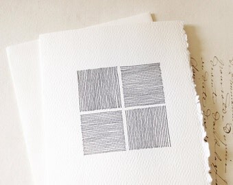hand drawn card & envelope ///