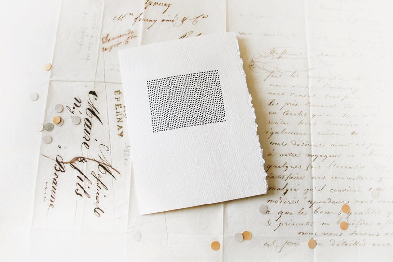 hand drawn card & envelope ///