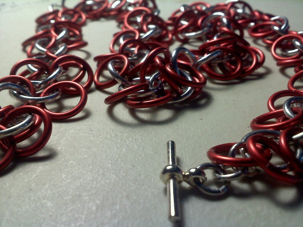 Handmade Chainmail Shaggy Loops Necklace