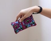 Coin Pouch Bag Purse Hill Tribe Fabric Vintage HMONG Hemp Handmade Thailand (BG295W-BF)