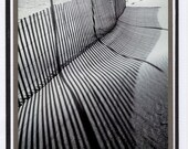 Beach, Art, Photography, Black and White Note Card