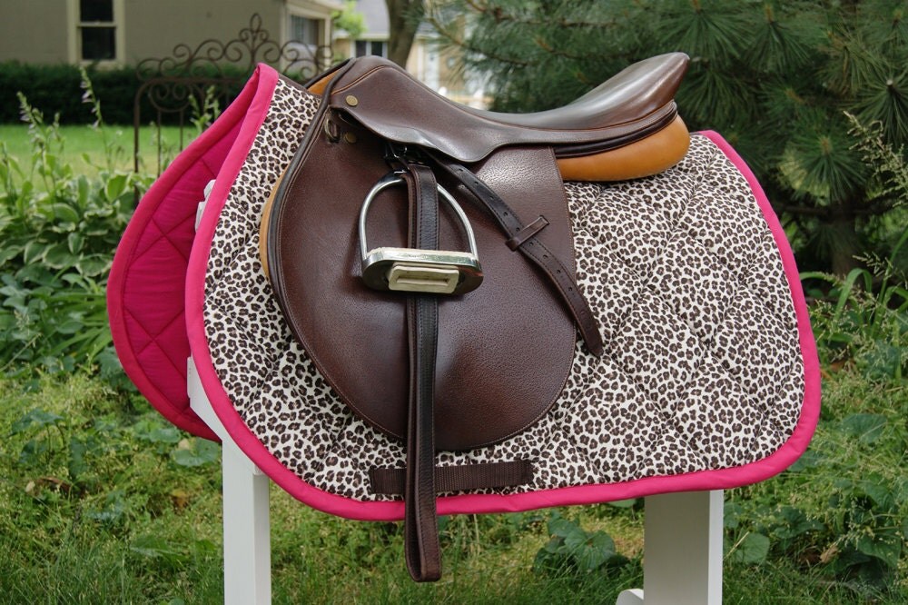 Zebra Print Saddle