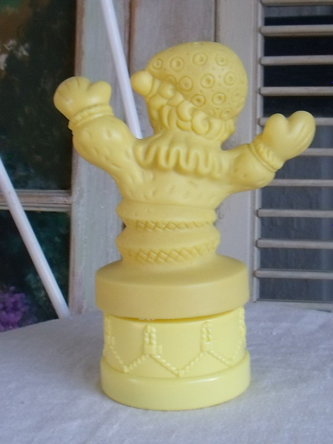 Vintage Avon Jack In The Box Baby Cream Jar - 1970's - Children - Nursery Decor - Avon Collector