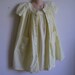 Vintage Nightgown Robe Peignoir set yellow summer cotton L XL