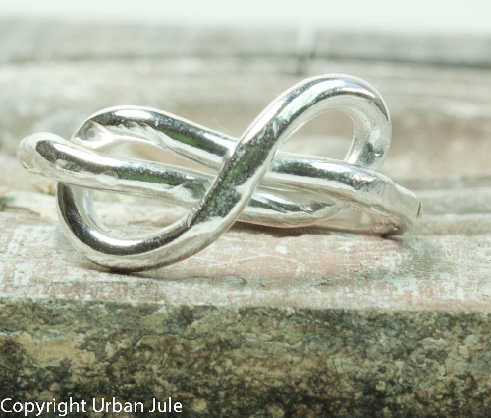 Infinity Ring Fine Silver Infinity Knot Ring