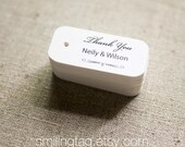 Miniature Personalised Gift Tags - Wedding Favor Tags - Thank you tags - Hang tags - Wedding Gift Tags - Set of 40 (Item code: JS229)