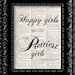 Audrey Hepburn Happiest Girls Vintage Dictionary Print Vintage Book Print Page Art Upcycled Vintage Book Art