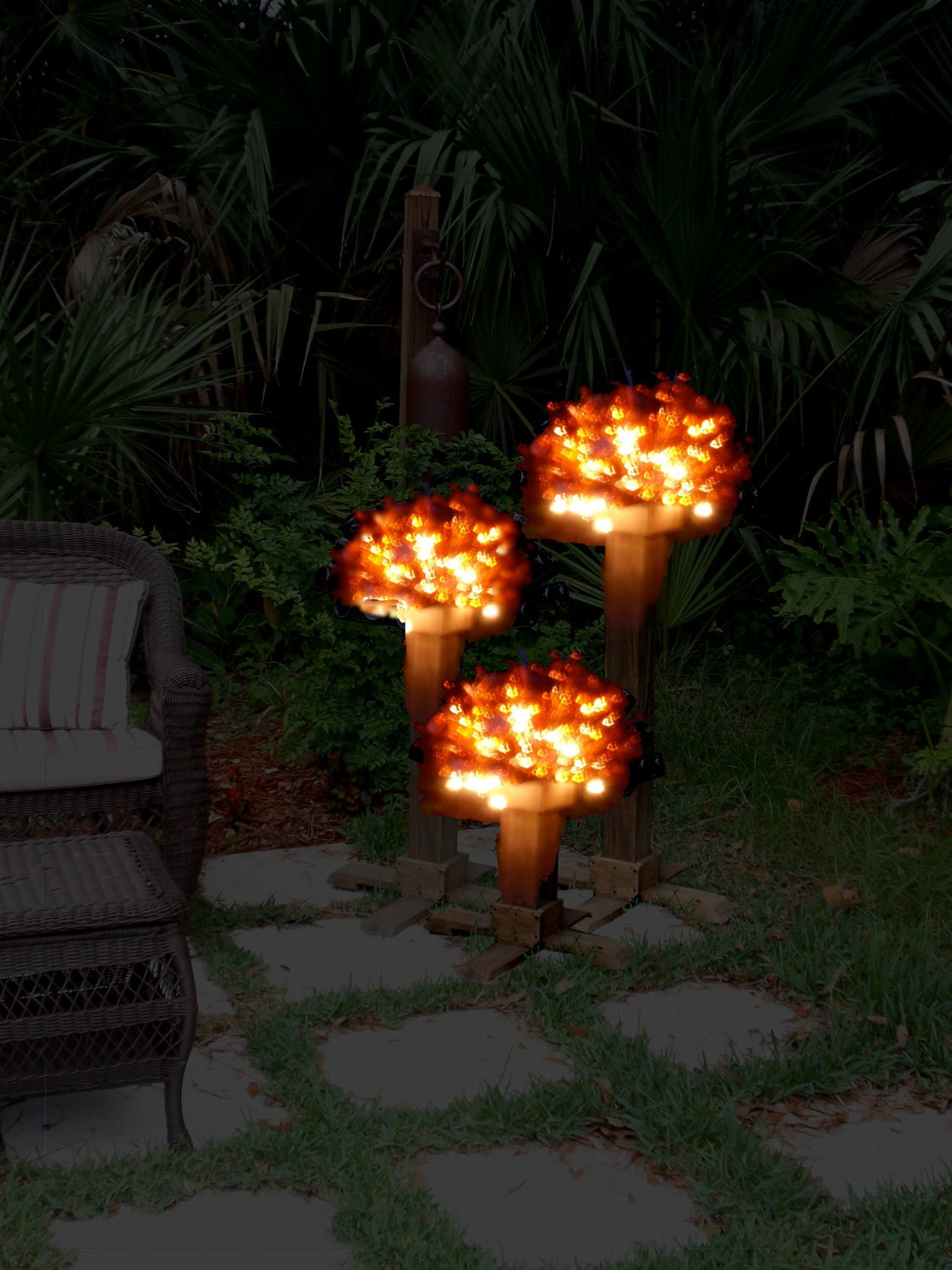 Beer Bottle Tree Unique Recycled