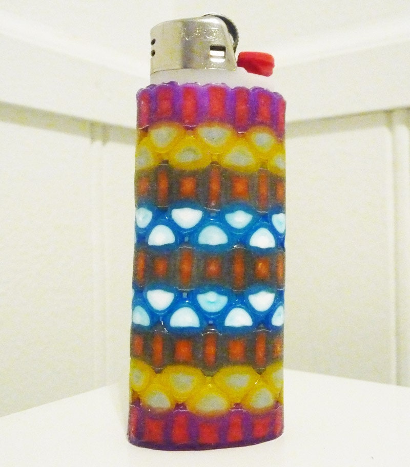 Complex Perler Bead LIGHTER CASE