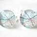 Cleveland Ohio Vintage Map Cufflinks - By White Truffle - Wedding day anniversary keepsake gift for the groom and groomsmen