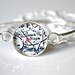 Napa Valley Heart Map Bracelet - Keepsake Gift for the bridesmaid or mother of the bride and mother of the groom - Wine Country