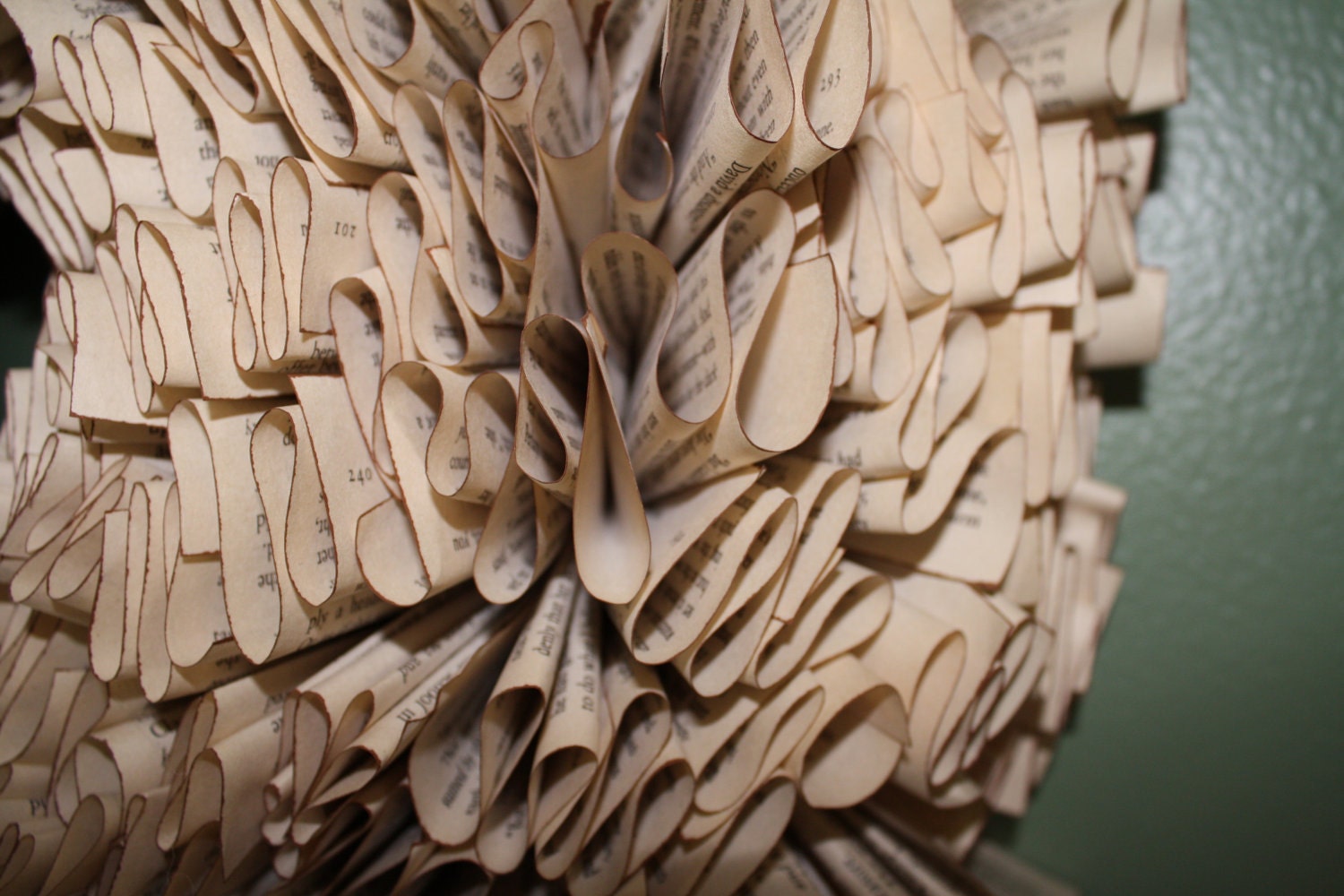Beautiful Book Wreathes