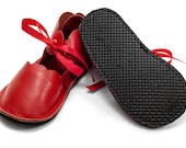 Hand made leather childrens shoes