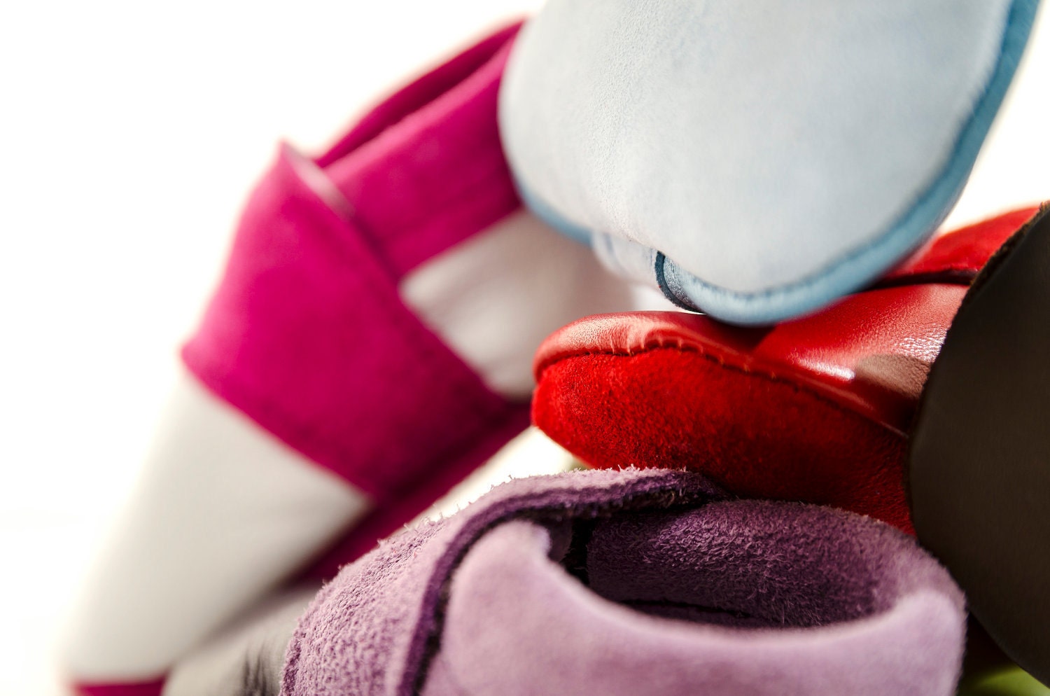 Soft soled leather baby shoes