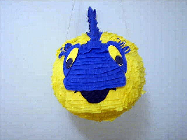 Fish Party Pinata Yellow and Blue Il_570xn
