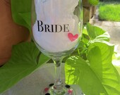 Bride Wine Glass
