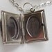 Steampunk book locket necklace - with vintage watch movement and real Swarovski crystals