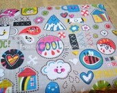 15041A - 1 yard Vinyl Waterproof Fabric - Cool - Gray
