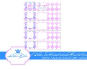 Alice In Wonderland Inspired Party - Printable Envelope Wraps
