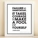 Charlie Chaplin Quote print poster