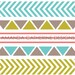 Pink, Turquoise, and Lime "Pattern" & "Be a Little Kinder" poster
